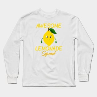 Awesome lemonade squad Long Sleeve T-Shirt